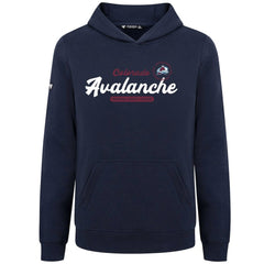 Colorado Avalanche Levelwear Youth Podium Monument Pullover Hoodie Navy