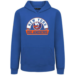 New York Islanders Levelwear Youth Podium Banner Arch Pullover Hoodie Royal