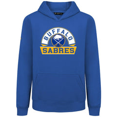 Buffalo Sabres Levelwear Youth Podium Banner Arch Pullover Hoodie Royal