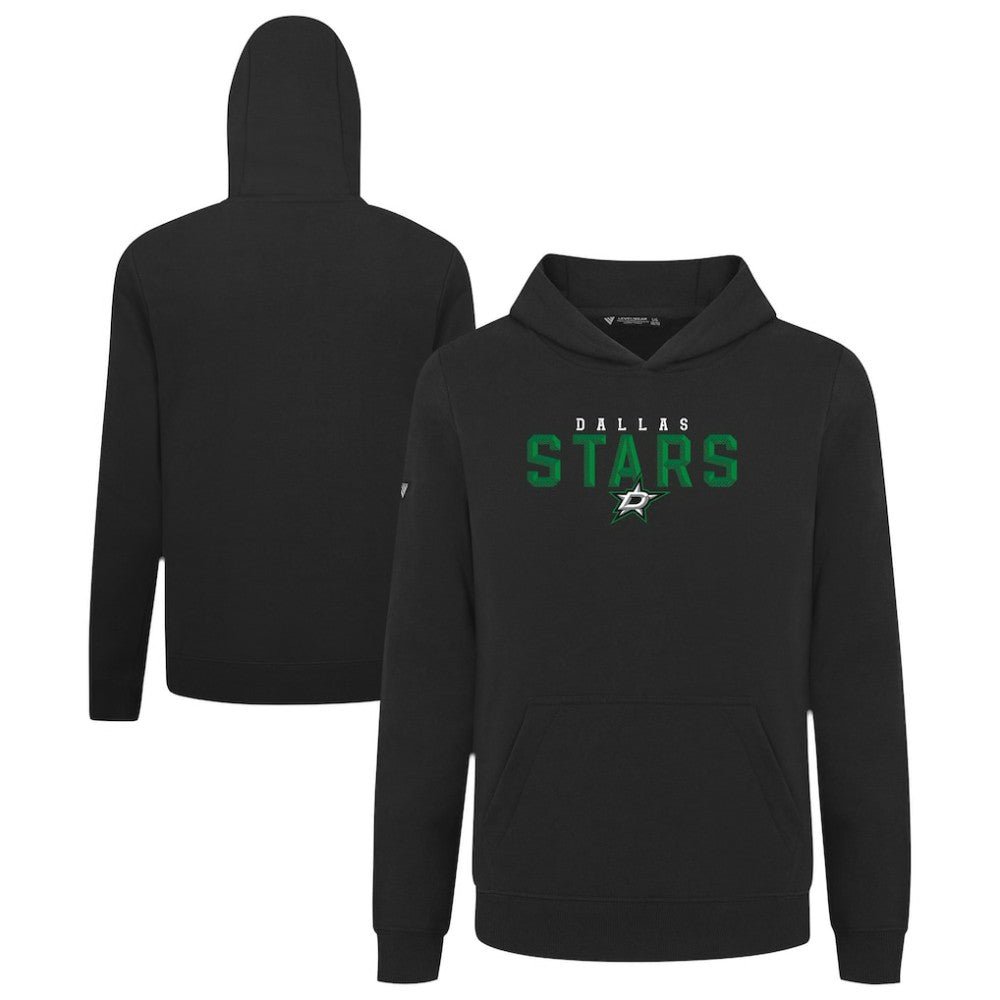 Dallas Stars Levelwear Youth Podium Carve Pullover Hoodie Black