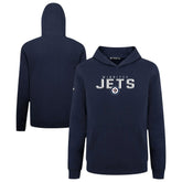 Winnipeg Jets Levelwear Youth Podium Carve Pullover Hoodie Navy
