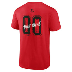 Houston Rockets Hustle Custom T-Shirt sale - Red discount