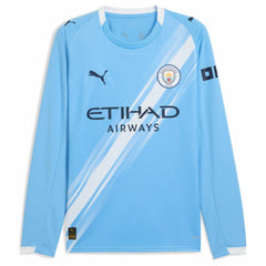 Manchester City 2025/26 Home Replica Long Sleeve Jersey - Sky Blue | Puma on sale