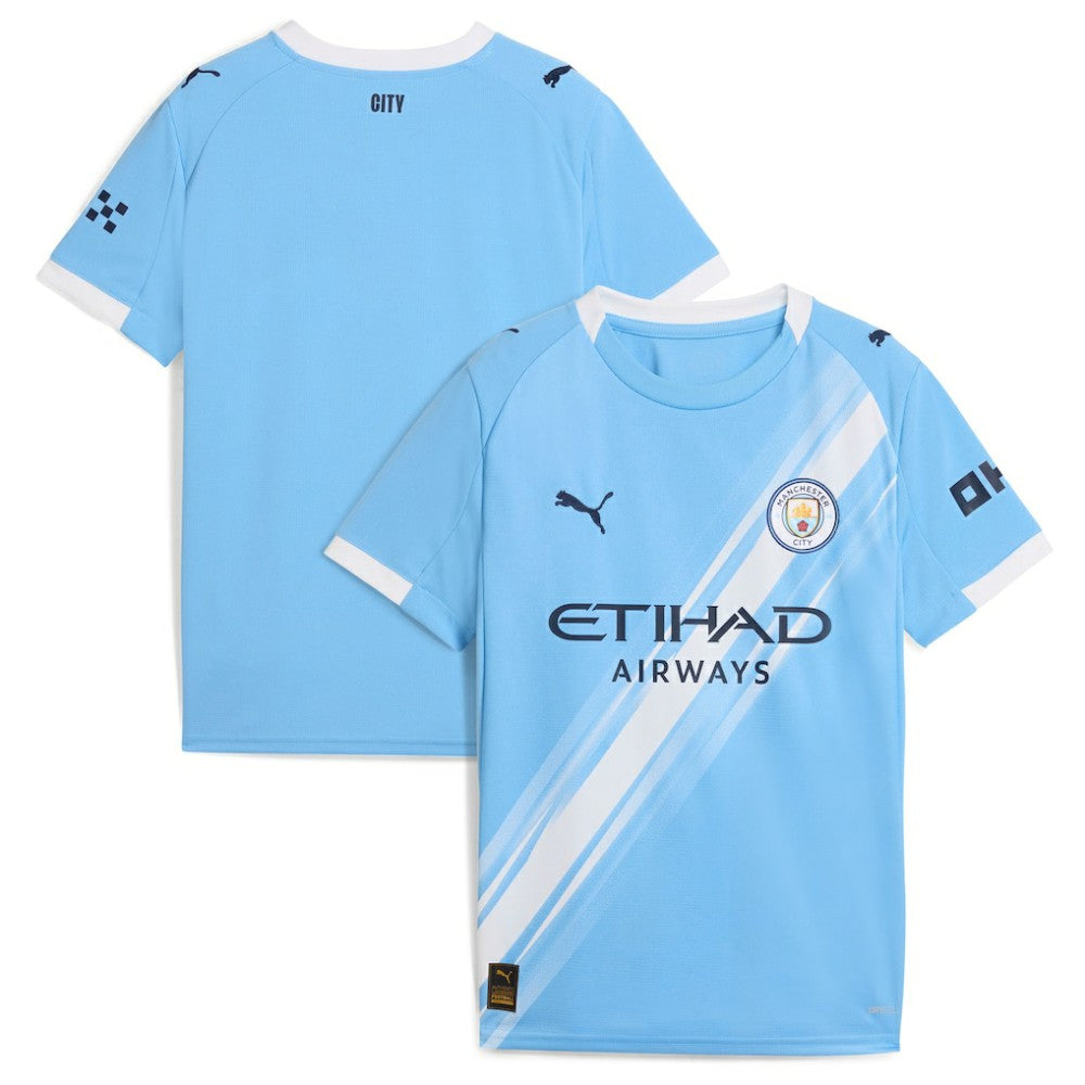 Manchester City Youth 2025/26 Home Replica Jersey - Sky Blue | Puma shop