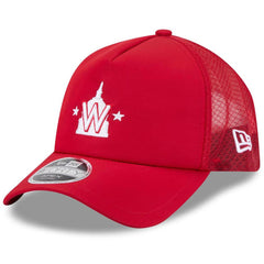 Washington Nationals 2026 Batting Practice Alternate Apex 9FORTY Adjustable Hat - Red | New Era