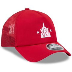 Washington Nationals 2026 Batting Practice Alternate Apex 9FORTY Adjustable Hat - Red | New Era