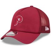 Philadelphia Phillies 2026 Batting Practice Alternate Apex 9FORTY Adjustable Hat - Maroon | New Era