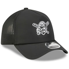 Pittsburgh Pirates 2026 Batting Practice Alternate Apex 9FORTY Adjustable Hat - Black | New Era