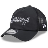 Pittsburgh Pirates 2026 Batting Practice Alternate Apex 9FORTY Adjustable Hat - Black | New Era