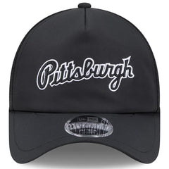 Pittsburgh Pirates 2026 Batting Practice Alternate Apex 9FORTY Adjustable Hat - Black | New Era