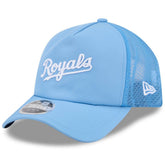 Kansas City Royals 2026 Batting Practice Alternate Apex 9FORTY Adjustable Hat - Light Blue | New Era