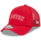 Boston Red Sox 2026 Batting Practice Alternate Apex 9FORTY Adjustable Hat - Red | New Era