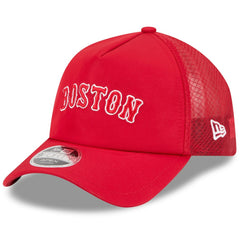 Boston Red Sox 2026 Batting Practice Alternate Apex 9FORTY Adjustable Hat - Red | New Era