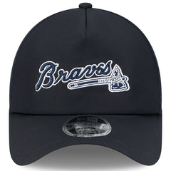 Atlanta Braves 2026 Batting Practice Alternate Apex 9FORTY Adjustable Hat - Navy | New Era