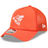 Baltimore Orioles 2026 Batting Practice Alternate Apex 9FORTY Adjustable Hat - Orange | New Era