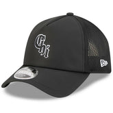 Chicago White Sox 2026 Batting Practice Alternate Apex 9FORTY Adjustable Hat - Black | New Era