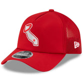 Los Angeles Angels 2026 Batting Practice Alternate Apex 9FORTY Adjustable Hat - Red | New Era