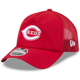 Cincinnati Reds 2026 Batting Practice Alternate Apex 9FORTY Adjustable Hat - Red | New Era