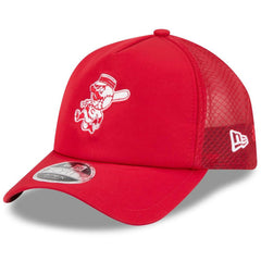 Cincinnati Reds 2026 Batting Practice Alternate Apex 9FORTY Adjustable Hat - Red | New Era