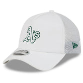 Athletics 2026 Batting Practice Apex 9FORTY Adjustable Trucker Hat - White | New Era