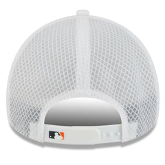 Detroit Tigers 2026 Batting Practice Apex 9FORTY Adjustable Trucker Hat - White | New Era
