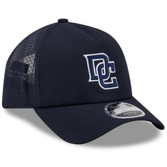 Washington Nationals 2026 Batting Practice Apex 9FORTY Adjustable Trucker Hat - Navy | New Era