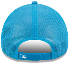 Miami Marlins 2026 Batting Practice Apex 9FORTY Adjustable Trucker Hat - Blue | New Era