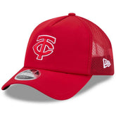 Minnesota Twins 2026 Batting Practice Apex 9FORTY Adjustable Trucker Hat - Red | New Era