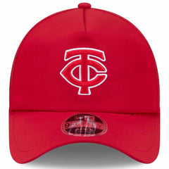Minnesota Twins 2026 Batting Practice Apex 9FORTY Adjustable Trucker Hat - Red | New Era