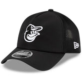 Baltimore Orioles 2026 Batting Practice Apex 9FORTY Adjustable Trucker Hat - Black | New Era