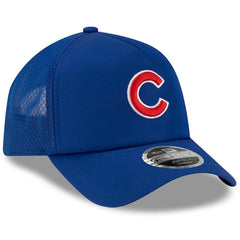 Chicago Cubs 2026 Batting Practice Apex 9FORTY Adjustable Trucker Hat - Royal | New Era