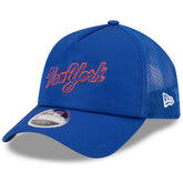 New York Mets 2026 Batting Practice Apex 9FORTY Adjustable Trucker Hat - Royal | New Era