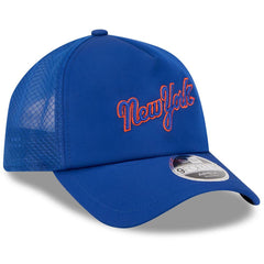 New York Mets 2026 Batting Practice Apex 9FORTY Adjustable Trucker Hat - Royal | New Era