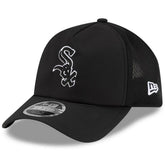 Chicago White Sox 2026 Batting Practice Apex 9FORTY Adjustable Trucker Hat - Black | New Era