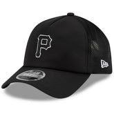 Pittsburgh Pirates 2026 Batting Practice Apex 9FORTY Adjustable Trucker Hat - Black | New Era