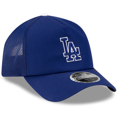 Los Angeles Dodgers 2026 Batting Practice Apex 9FORTY Adjustable Trucker Hat - Royal | New Era
