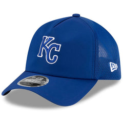 Kansas City Royals 2026 Batting Practice Apex 9FORTY Adjustable Trucker Hat - Royal | New Era