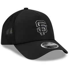 San Francisco Giants 2026 Batting Practice Apex 9FORTY Adjustable Trucker Hat - Black | New Era