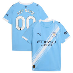 Manchester City Youth 2025/26 Home Replica Custom Jersey - Sky Blue | Puma on sale