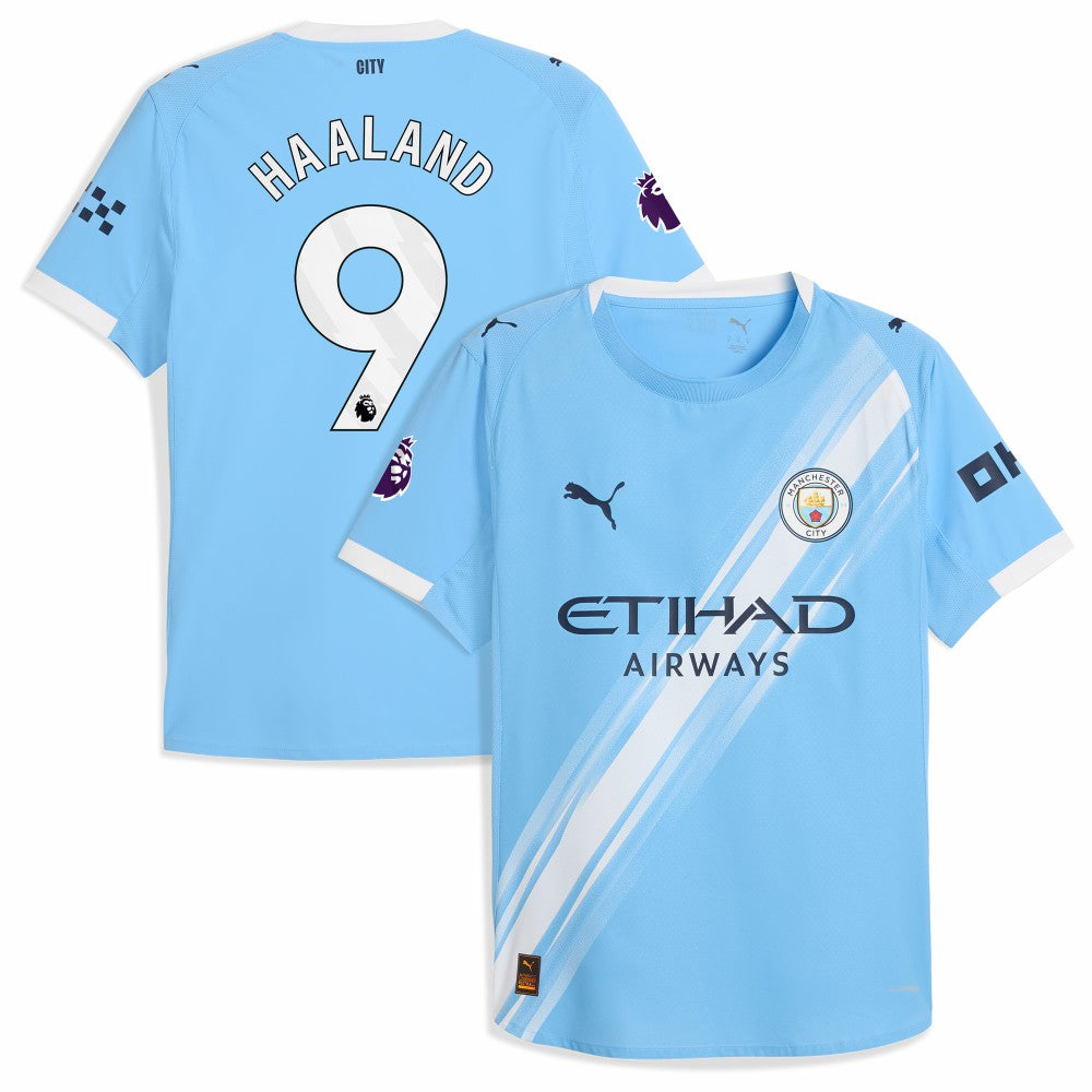 Erling Haaland Manchester City 2025/26 Home Player Jersey - Sky Blue | Puma outlet
