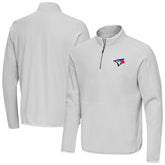 Toronto Blue Jays Antigua Step Up Quarter-Zip Pullover - Gray