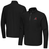 Arizona Diamondbacks Antigua Step Up Quarter-Zip Pullover - Black