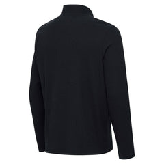 San Francisco Giants Antigua Sync Tri-Blend Quarter-Zip Pullover - Heather Black