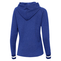Kansas City Royals Antigua Women's Trek Pullover Hoodie - Heather Royal