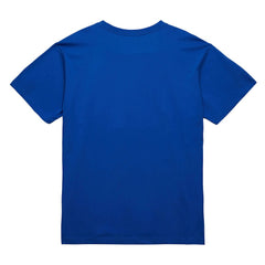 New York Knicks Hardwood Classics Vintage Logo T-Shirt - Blue | Mitchell & Ness for sale