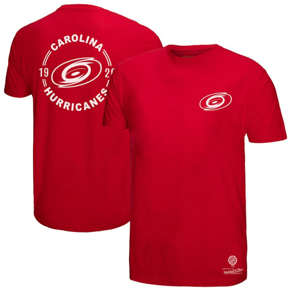 Carolina Hurricanes Mitchell & Ness Core Penalty Box 3.0 T-Shirt Red