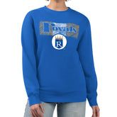 Kansas City Royals Starter Women's Team Color Shading Fleece Pullover Sweatshirt - Royal