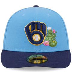 Milwaukee Brewers 2026 Spring Training 59FIFTY Fitted Hat - Light Blue/Navy | New Era