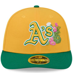 Athletics 2026 Spring Training Low Profile 59FIFTY Fitted Hat - Gold/Green | New Era