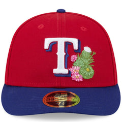 Texas Rangers 2026 Spring Training Low Profile 59FIFTY Fitted Hat - Red/Royal | New Era